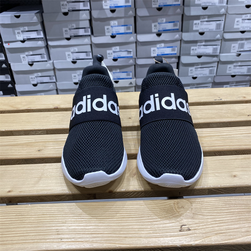 Adidas/阿迪达斯男LITE RACER ADAPT一脚蹬运动休闲跑步鞋H04343 - 图0