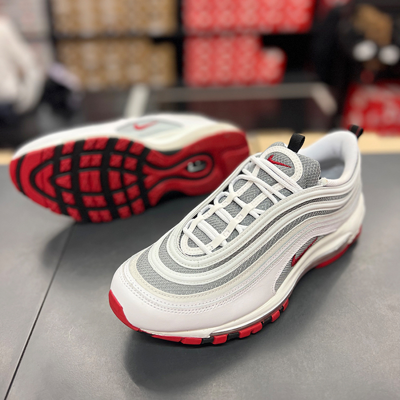 正品Nike/耐克男子AIR MAX 97复古运动鞋气垫跑步鞋 DM0027-100-图1