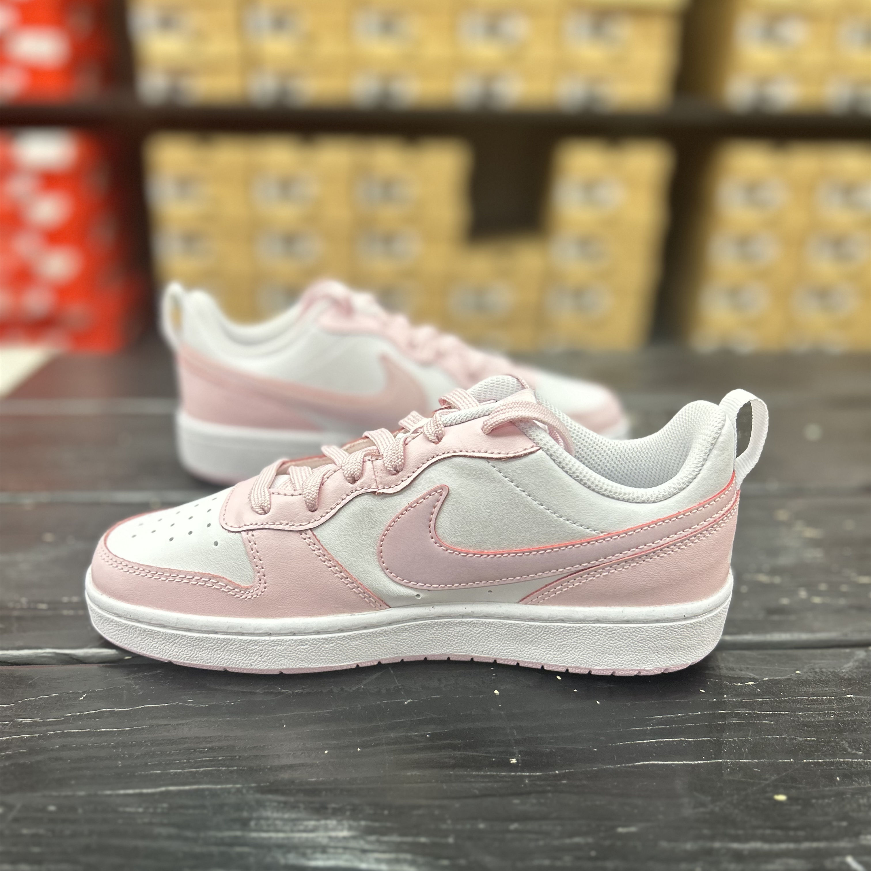 正品耐克Nike女鞋Court Borough Low2运动休闲低帮板鞋DQ0492-100-图0