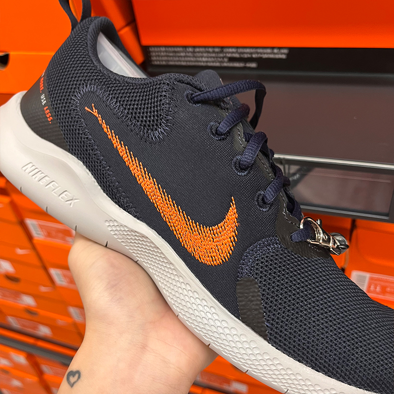 Nike/耐克男Flex-Run低帮透气舒适训练休闲缓震运动跑步鞋 CI9960 - 图3