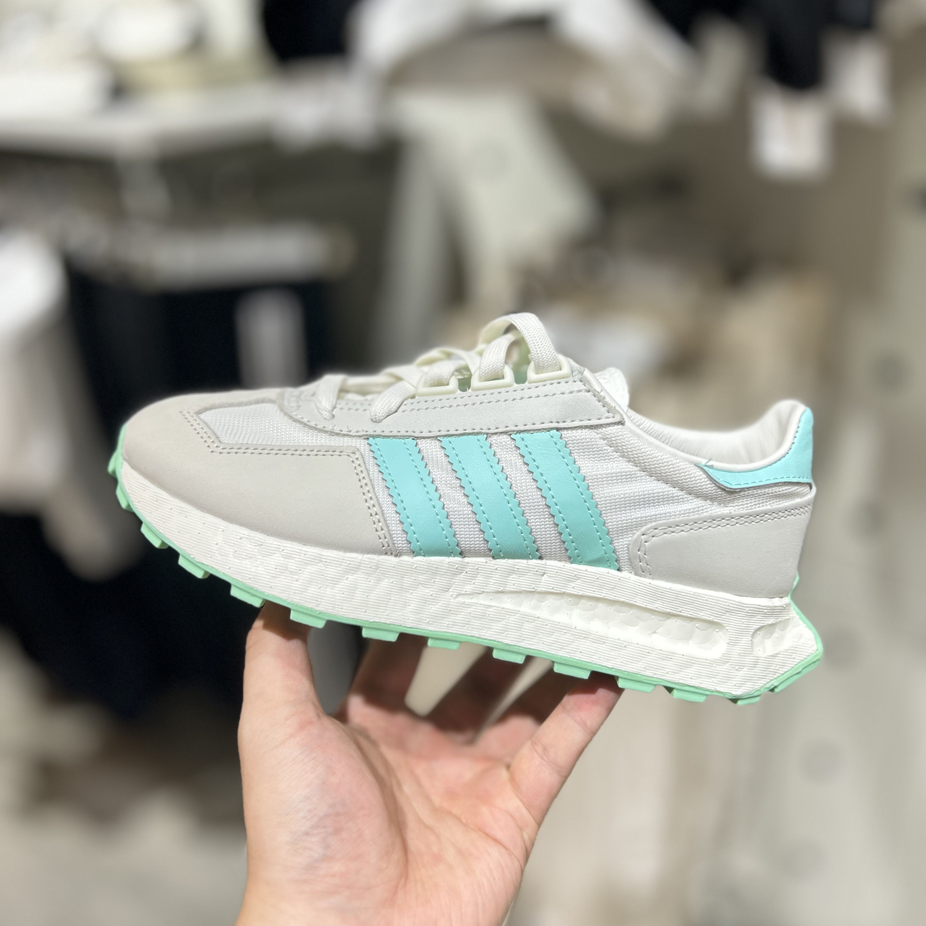 正品Adidas/阿迪达斯三叶草女子经典 RETROPY运动休闲鞋 HQ4385 - 图3