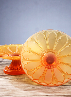 圆通缘琉璃莲花供佛供具全套摆件