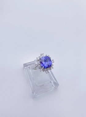 彩色合金锆石欧美法式可调节戒指合集