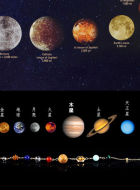 星系14k包金秀气风多宝石手链