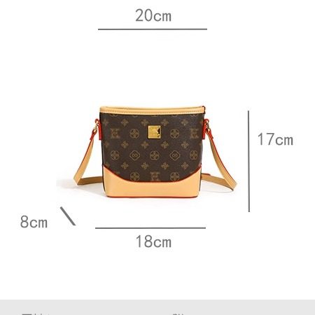 高档印花水桶包包女2025春夏新款时尚斜挎小方包质感百搭单肩女包,淘宝优惠券,粉丝福利购,淘宝优惠卷