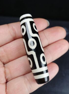男款大号玛瑙九眼天珠吊坠项坠