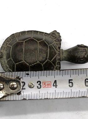 古玩古董杂项收藏光绪三年造乌龟摆件工艺品家居摆件特价包邮