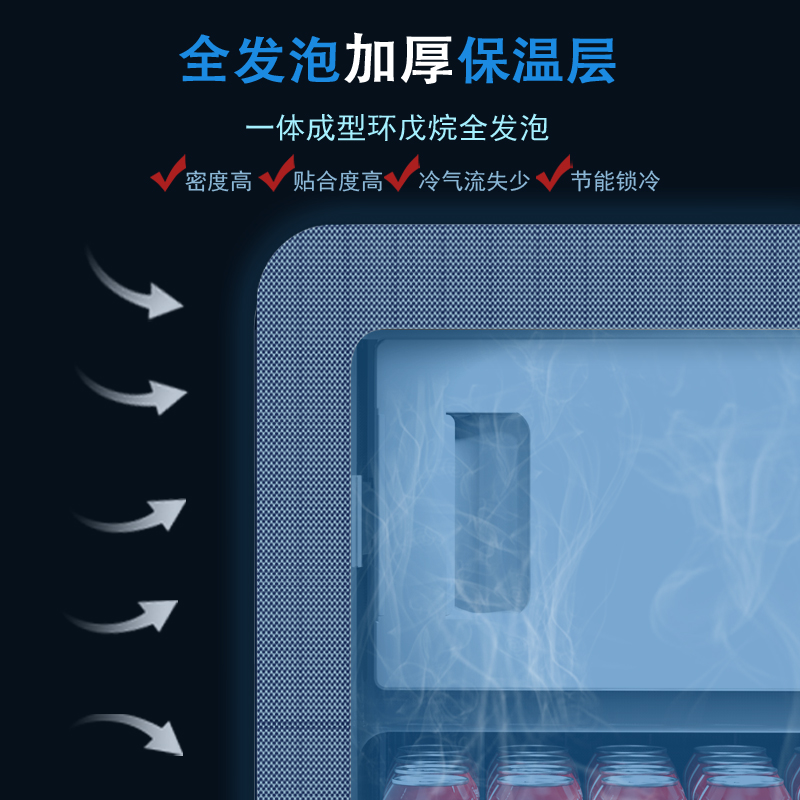 法国HOMESUN复古冰箱宿舍办公室家用迷你小型单门冷藏冷冻小冰箱 - 图2