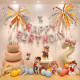 Paw Paw Team's First Birthday Fireworks Balloon Arrangement