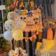 Internet celebrity birthday arrangement children's balloon party decoration scene one-year-old baby happy birthday boy and girl background cloth