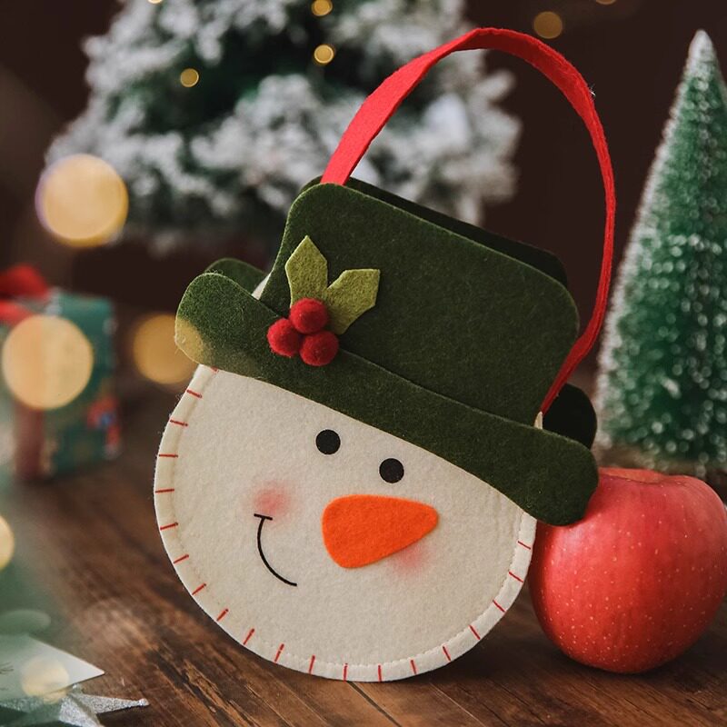 创意圣诞节礼物平安夜手提苹果袋装饰圣诞老人糖果小礼品盒氛围感,淘宝优惠券,粉丝福利购,淘宝优惠卷