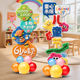 Children's Day classroom decoration with KT board balloons for photo taking