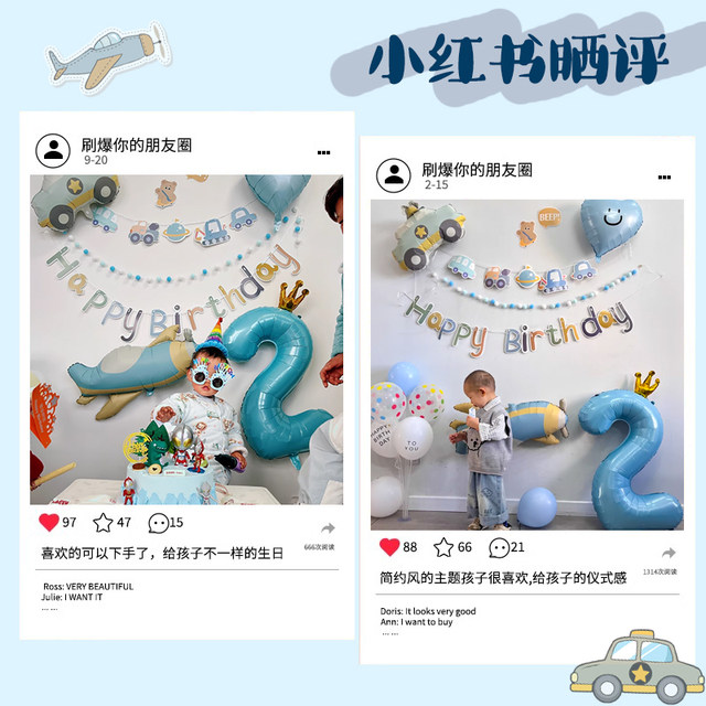 2nd birthday decoration for boys and children=