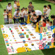 Children's Day 61 Ring Activity Game Props Full Set of Floor Stalls and Floor Mats Outdoor Stalls and Decorative Props