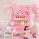 Happy birthday background wall for little girl