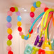 Happy Birthday Balloon Arrangement Dopamine Colorful Fireworks Balloon Decoration Children's Baby First Birthday Party Background Wall