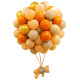 Little bear hot air balloon first birthday decoration poem and love