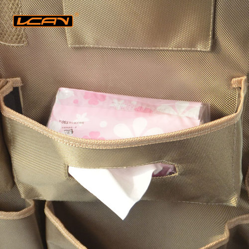 VCAN汽车椅背置物袋多功能椅背挂带收纳袋储物袋车载挂袋送挂钩 - 图1