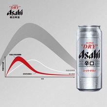 Asahi朝日啤酒超爽生啤酒500ml*24罐