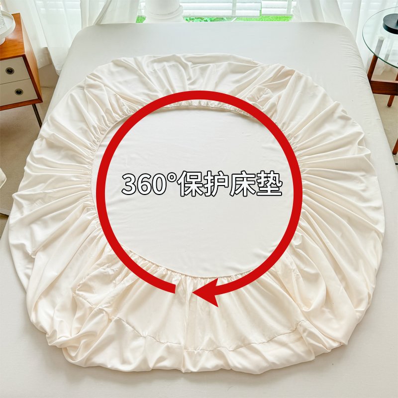 2025新款夏季床笠单件四季通用床单套罩非纯棉全棉床垫防尘保护罩