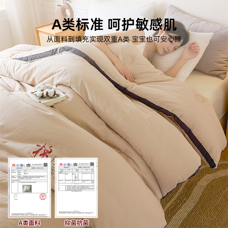 被子2025新款冬被新疆棉花被子被芯四季通用单双人棉絮加厚保暖褥,淘宝优惠券,粉丝福利购,淘宝优惠卷