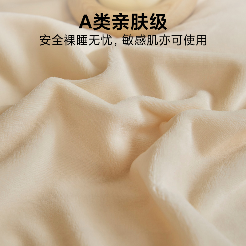 牛奶绒毛绒床上四件套2025新款高端加厚A类加绒被套珊瑚绒单品冬4 - 图1