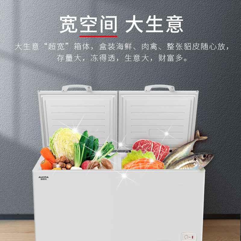 澳柯玛商用大容量冷藏冷冻430冰柜 澳柯玛盛逸冷柜