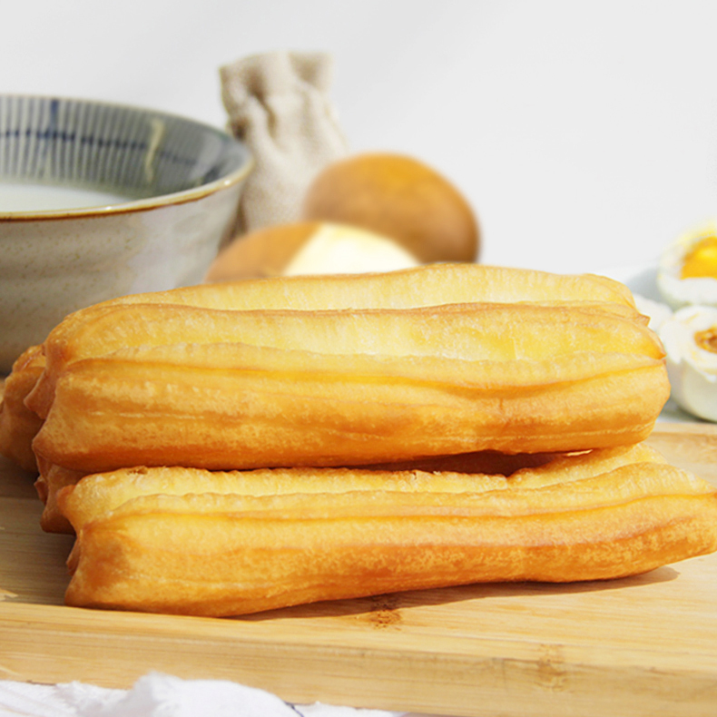 富世康早餐速冻油条半成品商家用早饭手工香酥油炸特色早餐 - 图2