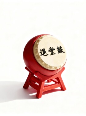 3D打印按压鼓新年限定解压摆件