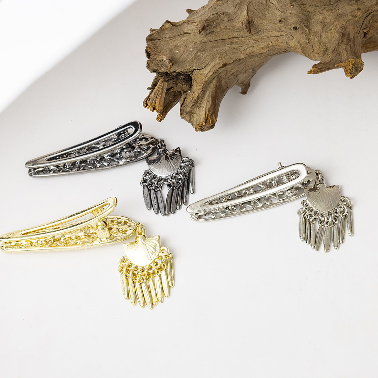 发夹国风复古流苏珍珠夹民族新中式刘海盘发鸭嘴夹子头饰品礼物女,淘宝优惠券,粉丝福利购,淘宝优惠卷