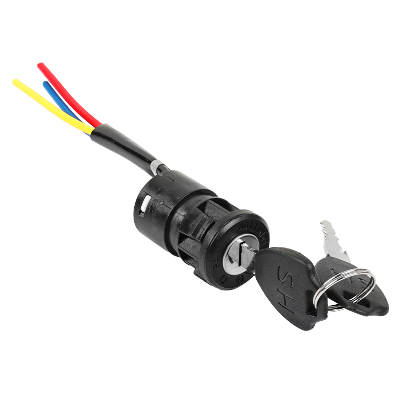 简易款电动车仪表开关电摩踏板车电源锁大中小号三轮车三线电门锁,淘宝优惠券,粉丝福利购,淘宝优惠卷