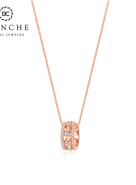 圆环时来运转纯银高级感轻奢吊坠