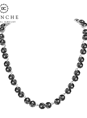 玫瑰切璀璨水晶项链豪华颈链轻奢