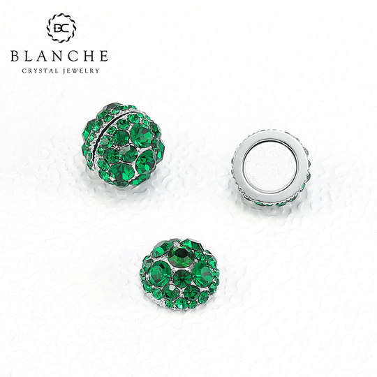 Magnet Swarovski crystal earrings light luxury ear clip earrings