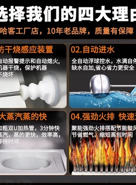 电热蒸包炉燃气防干烧馒头
