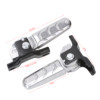 Suitable for Emma electric vehicle Emma N300 Mai M modified rear pedals modified folding rebound retractable aluminum pedals