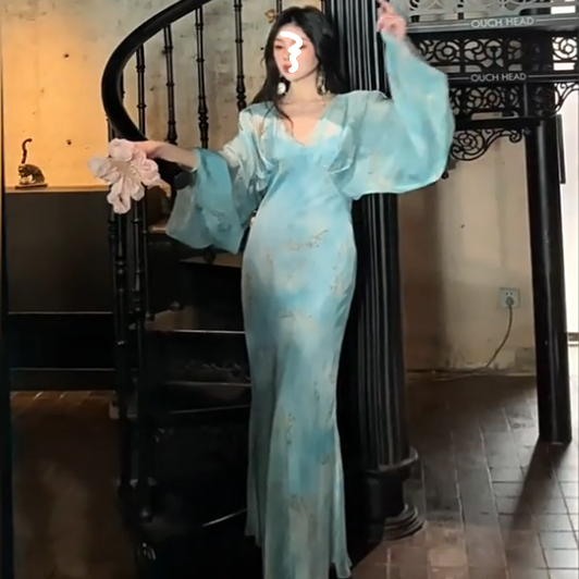 MOSS【春池水】真丝雪纺双版本薄纱吊带连衣裙+内搭女夏季,淘宝优惠券,粉丝福利购,淘宝优惠卷