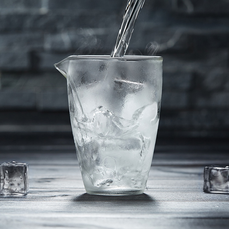 绿昌明加厚玻璃公道杯分耐热玻璃杯 绿昌明公道杯