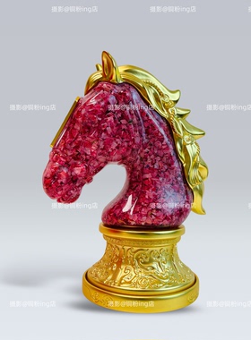 现货｜朱炳仁铜 鸿运当头马到成功马头摆件家居装饰工艺品摆件
