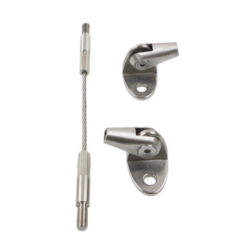 不锈钢拉索底座304不锈钢耳板拉杆配件钢丝绳拉紧器收紧长短调节,淘宝优惠券,粉丝福利购,淘宝优惠卷