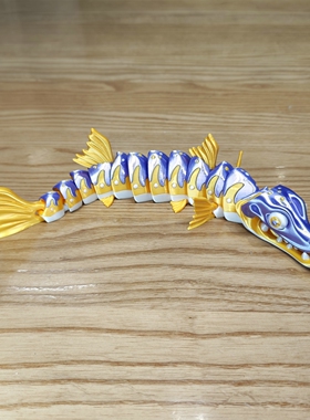 炫彩梭鱼模型摆件装饰品关节可活动孩童玩具造景手办工艺品3D新品