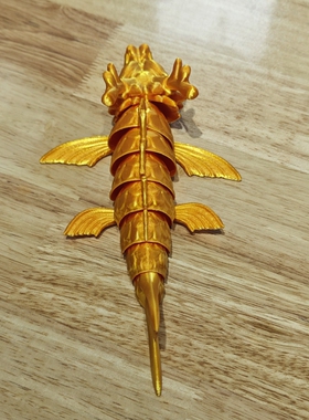 龙鱼摆件搞怪模型装饰品吉祥物