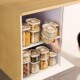 Grain storage box for household grains