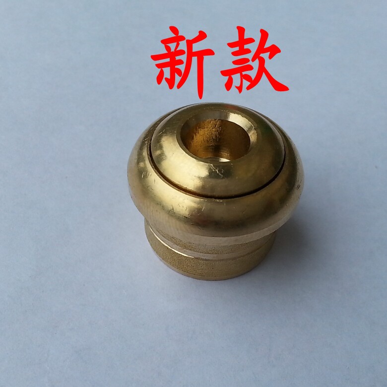 烟嘴无过滤铜头 烟斗配件 双用烟斗头铜头22mm 斗锅 烟斗烟嘴铜头