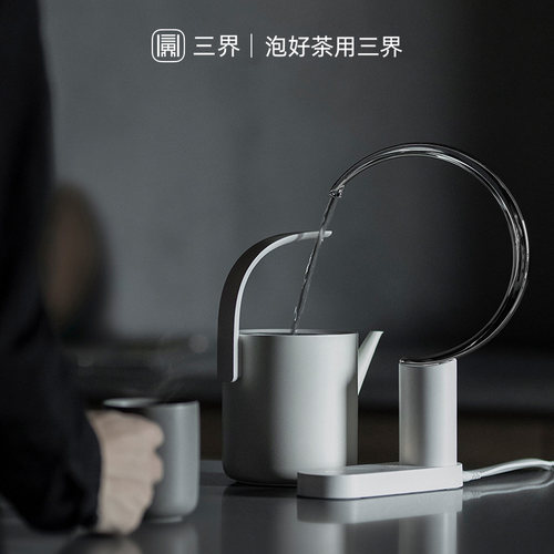 （数显）三界茶具新月台式上水器抽水器电动家用桶装水饮水机自动 - 图1