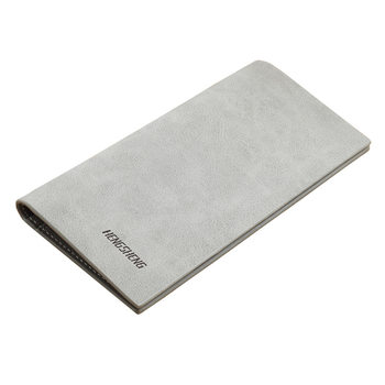 ກະເປົາເງິນຜູ້ຊາຍ 2019 ຍາວ Ultra-Thin Retro Frosted Youth Soft Wallet Men's Personalized Fashion School Middle School Ticket Holder