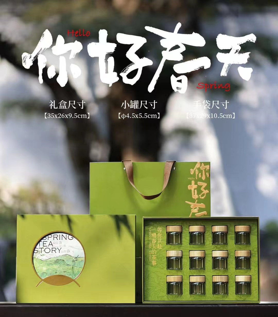 2024新款绿茶高端茶包装盒空盒明前龙井崂山绿茶日照绿茶碧螺春 - 图3