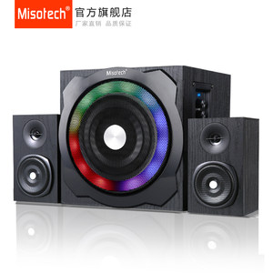 明硕S600电脑音响台式家用2.1有源超重低音炮多媒体蓝牙电视音箱