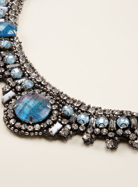 nocturne捷克水钻原创项链