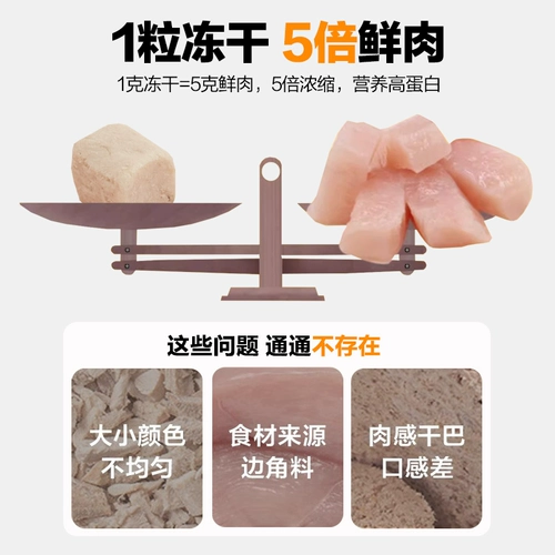 Петлистые замораживаемые закуски для собак куриные гранулы цельнозерновой куриной груд